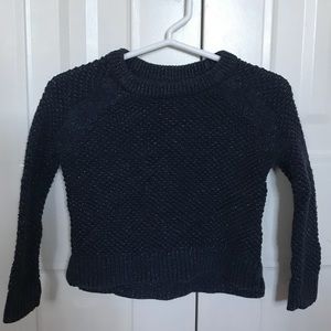 Baby girl Gap navy knitted sweater